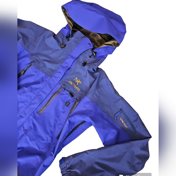 Women's 1998 Arc'teryx Theta AR Too Blue Goretex Rare Sz S - Picture 2 of 12